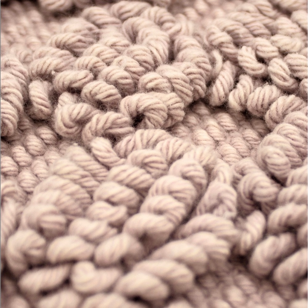 French Connection Blush Cotton Bath Rug - Picture 3 of 7